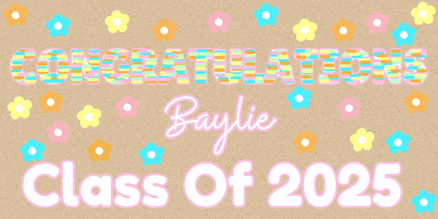 Colorful Congratulations Banner