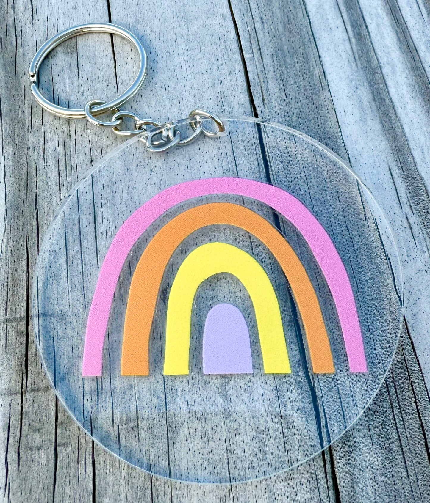 Rainbow Key Chain