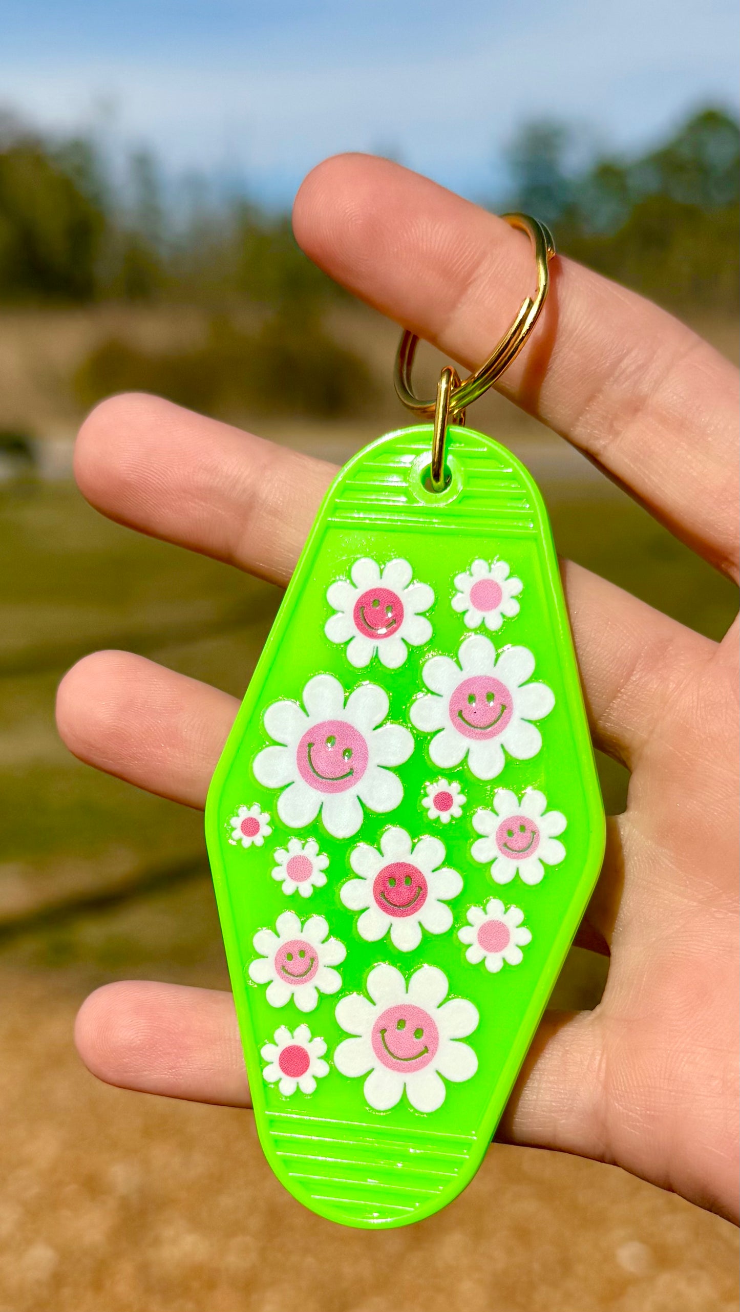 Flower Power Key Chain