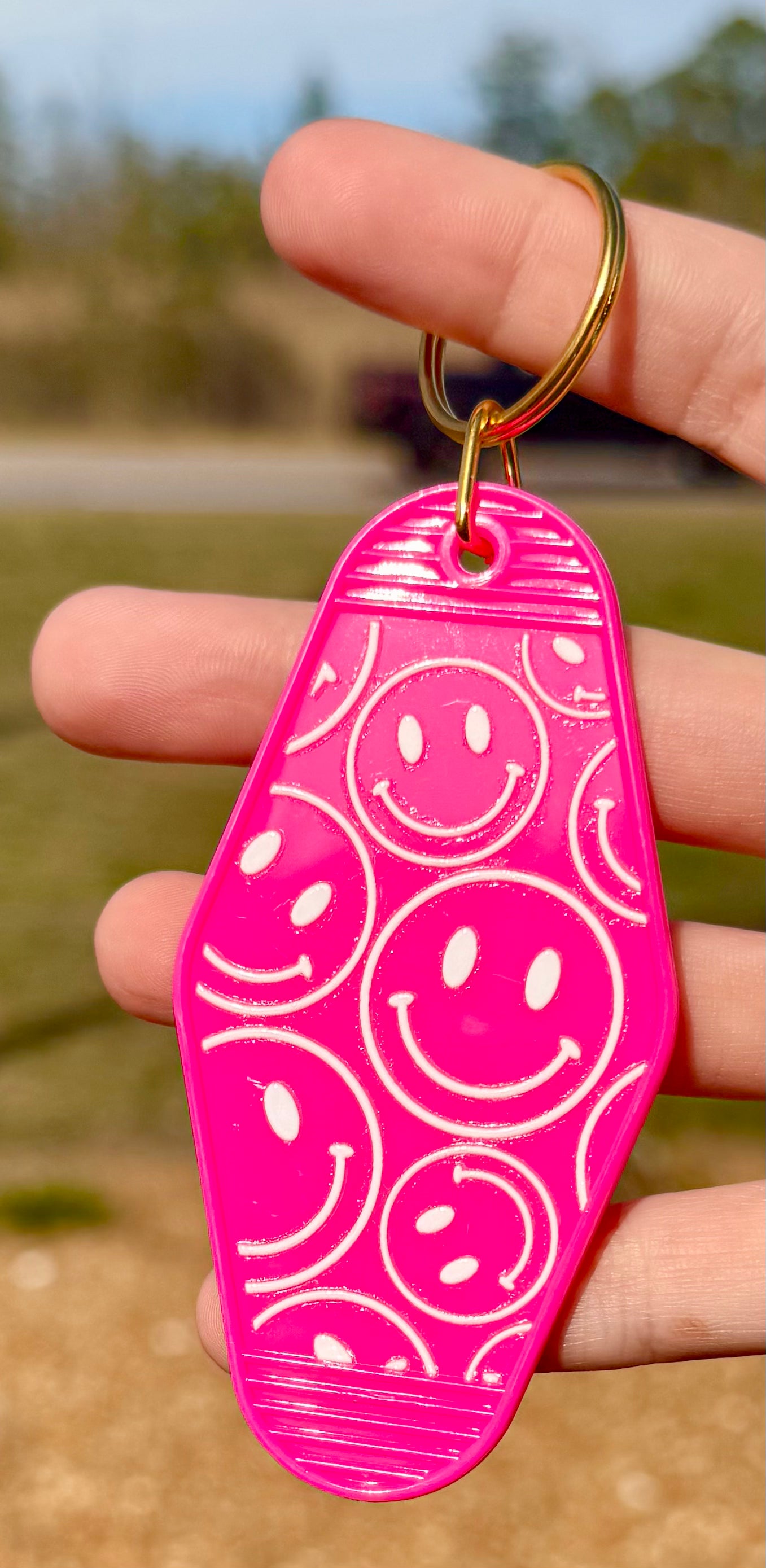 Smiley Key Chain