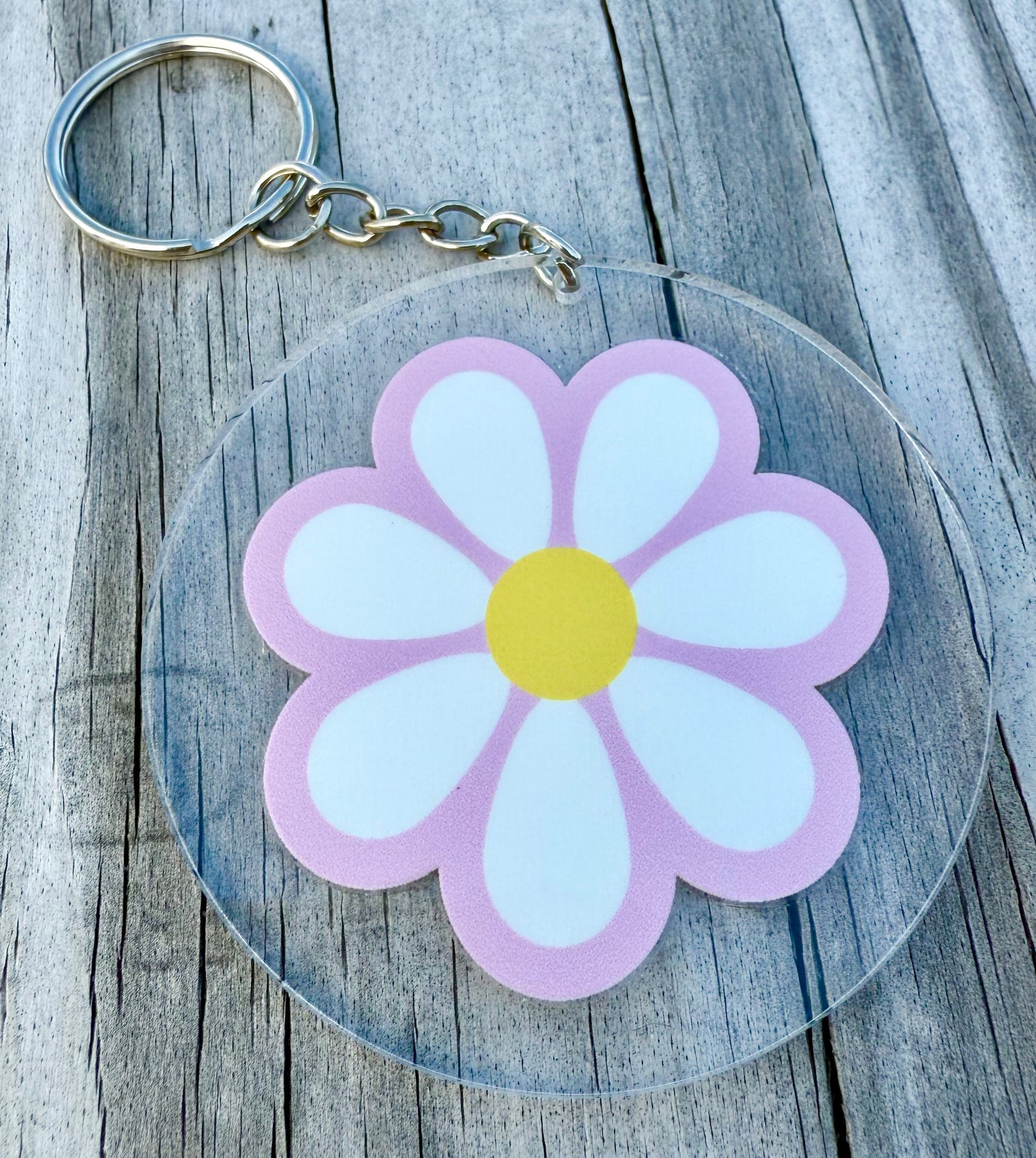 Big Daisy Key Chain